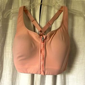 Athleta sports bra melon color